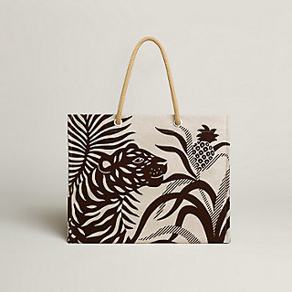 HERMES∽Tigre a l'Ananas beach towel ビーチタオル_パリ速達☆ HERMES∽Tigre a l'Ananas beach towel ビーチタオル_パリ速達☆
